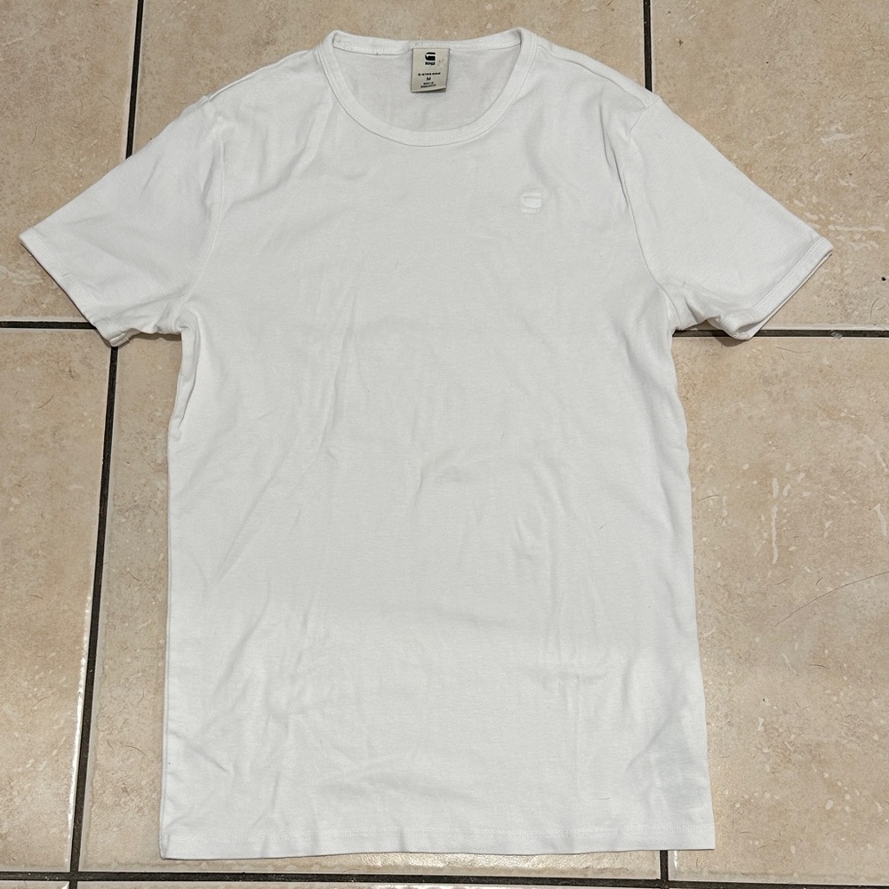 G-Star Raw White Short Sleeve Tee